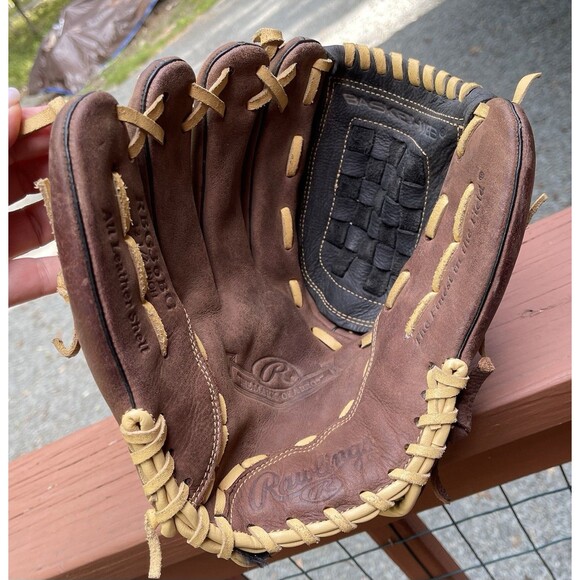 Rawlings RBG36BC 12.5” Leather Baseball Glove Zero Shock LHT Soft Broken In - Picture 2 of 14
